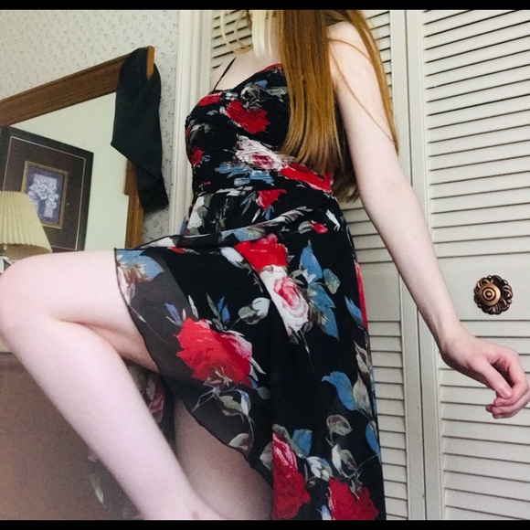 Parisian High-low Strapless sun dress - Picture 3 of 6